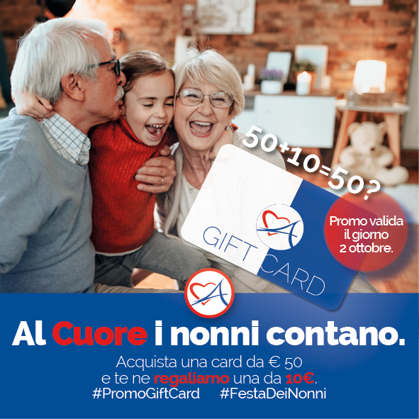 Centro Cuore Adriatico, festa dei nonni - Promo GiftCard
